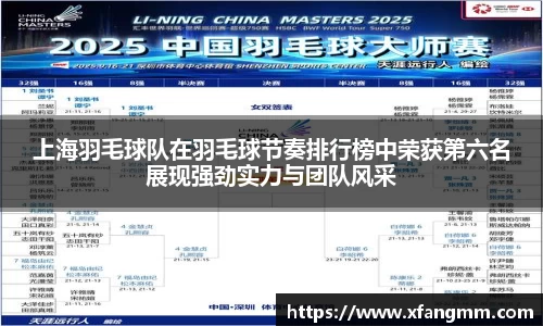 上海羽毛球队在羽毛球节奏排行榜中荣获第六名展现强劲实力与团队风采